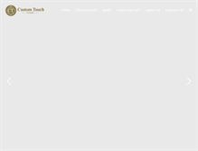 Tablet Screenshot of customtouchgranite.com